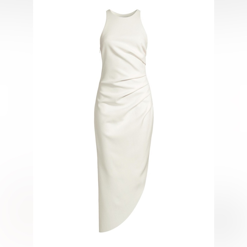 Misha Collection Revolve Ida Gathered Side Midi-Dress size 6